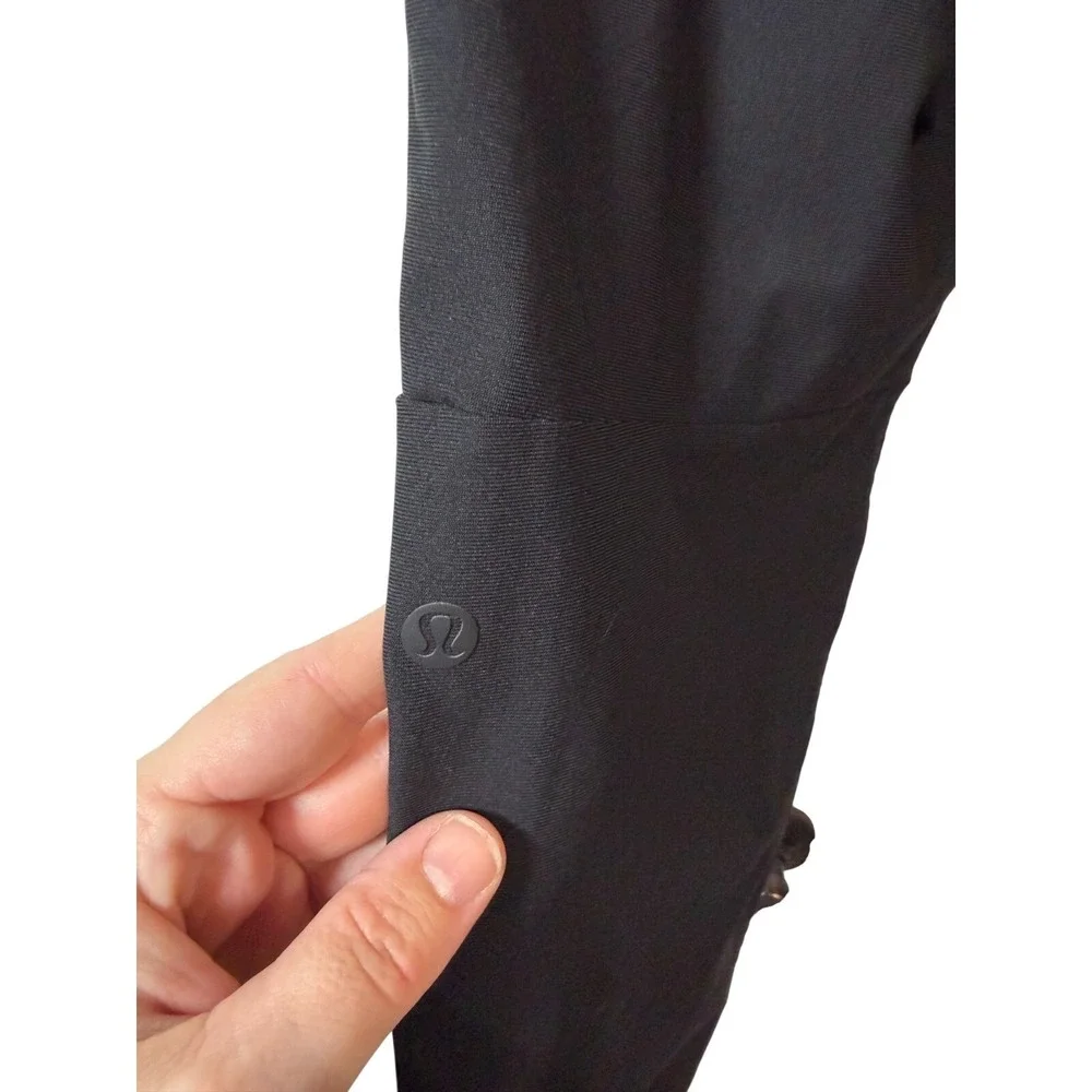 Lululemon ABC Jogger Warpstreme Mens Large Black Tapered Active Pants LM5AOLS
